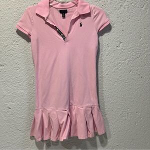 Polo by Ralph Lauren Kids Girls Light Pink Polo Dress Sz 12